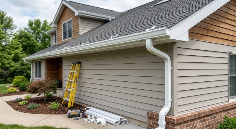Pvc Rain Gutter Installation in Mcdonough, GA