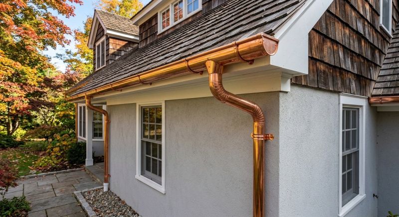 Copper Gutter Replacement in Mcdonough, GA