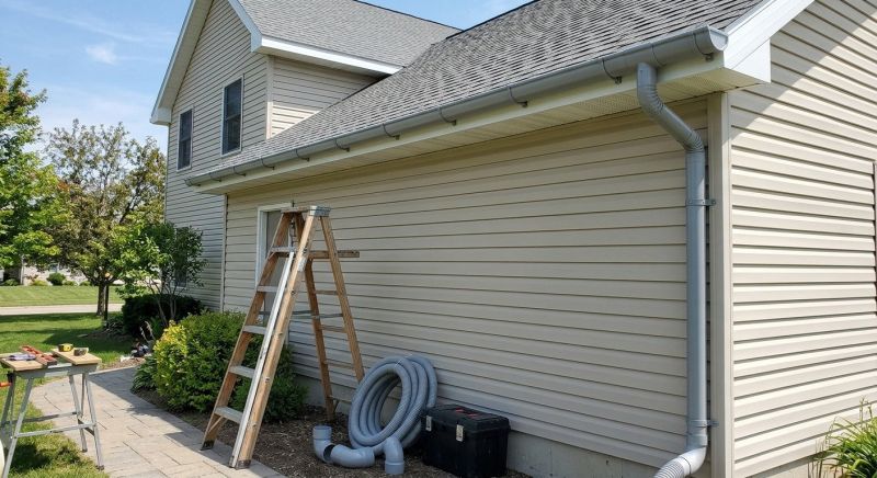 Pvc Rain Gutter Installation in Longmont, CO