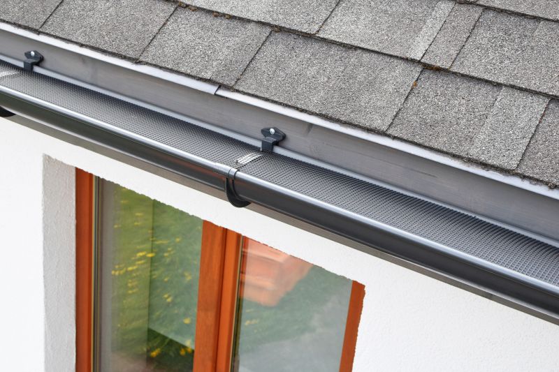 Steel Gutter Installation in Winter