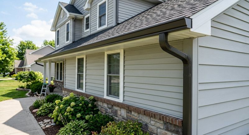 Steel Rain Gutter Installation in Roseville, CA